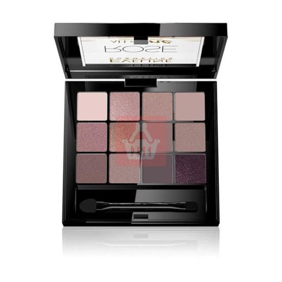Eveline All In One 12 Colors Eyeshadow Palette - 02 Rose