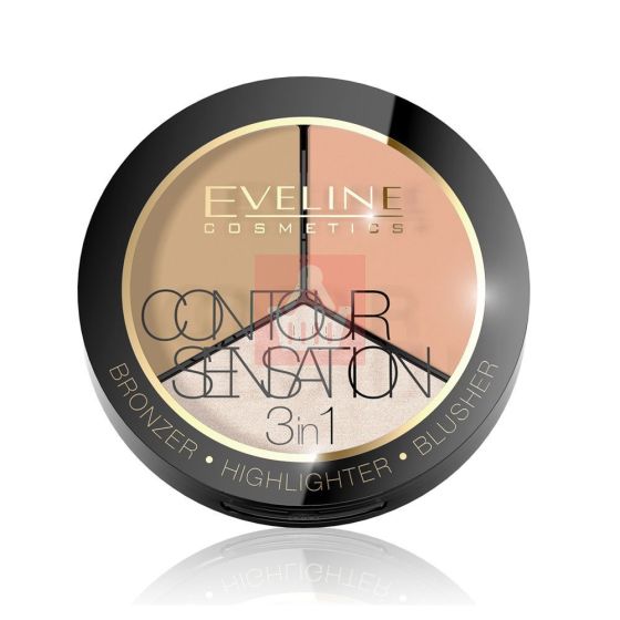 Eveline Contour Sensation Powder - 02 Peach Beige