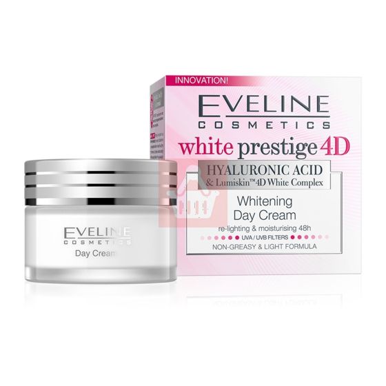 Eveline White Prestige 4D Whitening Day Cream SPF 25 - 50ml