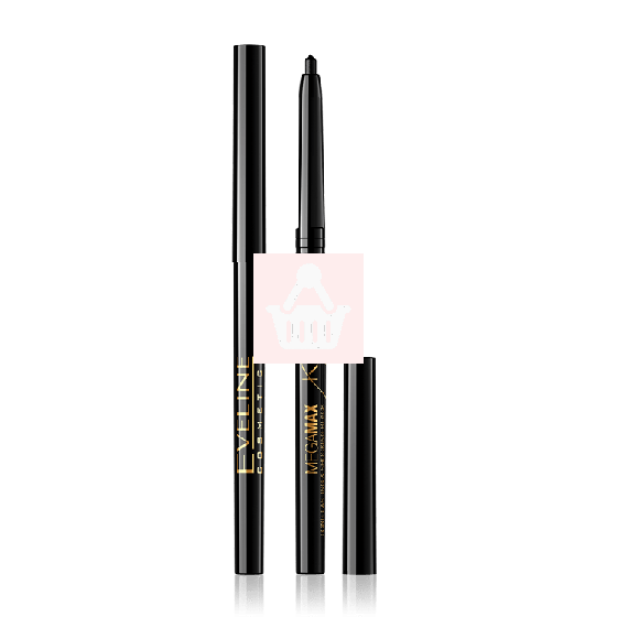 Eveline Megamax Kajal Eyeliner Pencil - Black