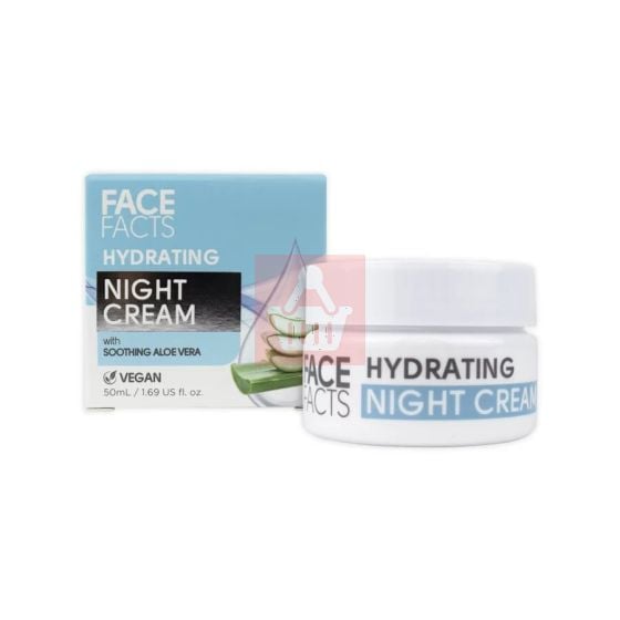 Face Facts Hydrating Aloe Vera Night Cream 50ml
