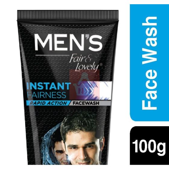 Fair & Lovely Men Instant Fairness Rapid Action Face Wash - 100g