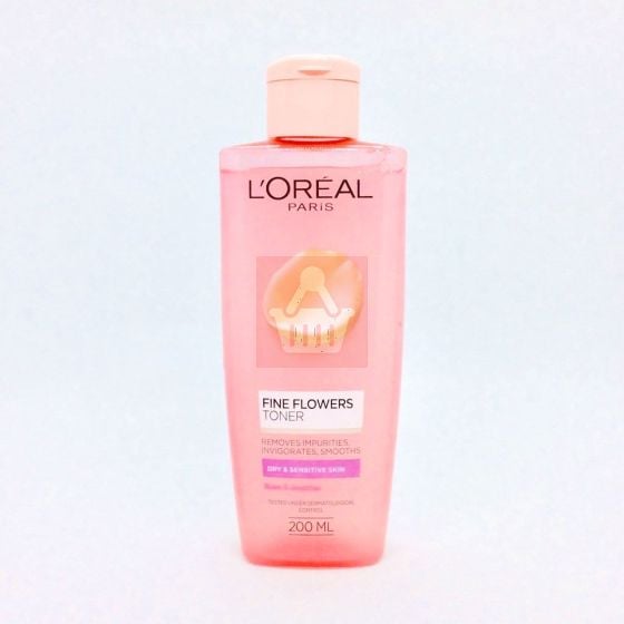 L'Oreal Fine Flowers Toner For Dry & Sensitive Skin - 200ml