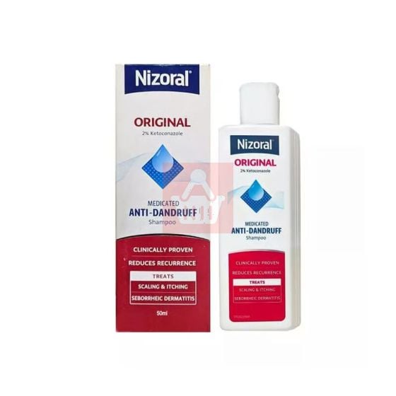 Nizoral 2% Ketoconazole Hair Care Anti Dandruff Shampoo 50ml