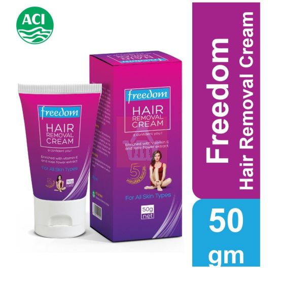 Freedom - Freedom Hair Removal Cream For All Skin Types - 50gm 