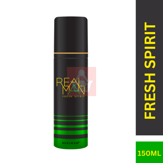 Realman Body Spray For Men Fresh Spirit 150ml 