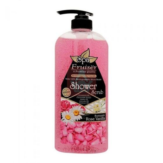 Fruiser Shower Scrub Rose Vanilla 730ml
