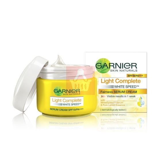 Garnier Light Complete White Speed Fairness Serum Cream SPF 19 - 40g