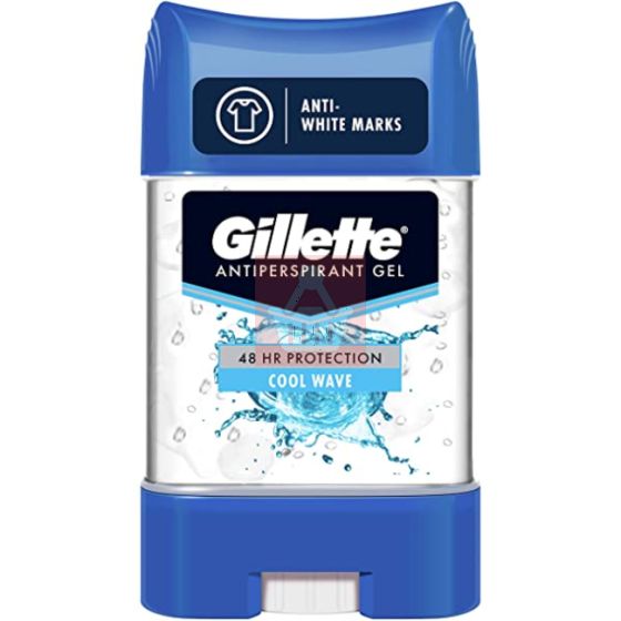 Gillette Endurance Cool Wave Antiperspirant Gel for Men - 70ml