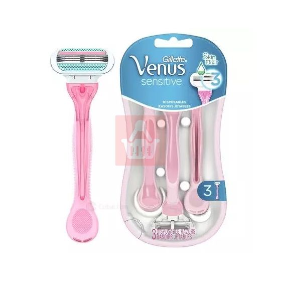 Gillette Venus Sensitive Women's Razor 3pcs Pack