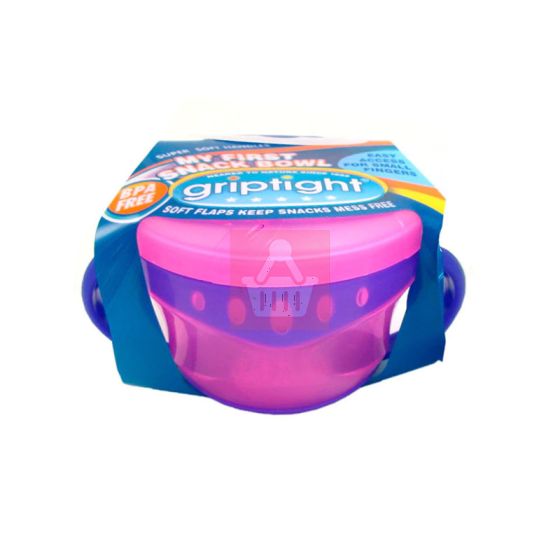 Griptight Super Soft Handle My First Snack Bowl - Pink