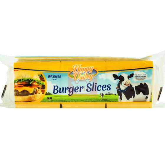 Happy Valley Cheese Slices For Burger & Sandwich – 84 slices