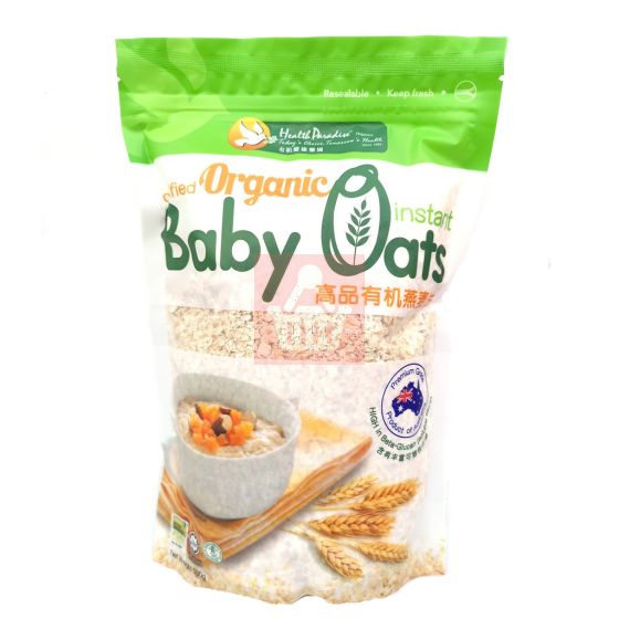 Health Paradise Organic Instant Premium Baby Oats - 500g (Malaysia)