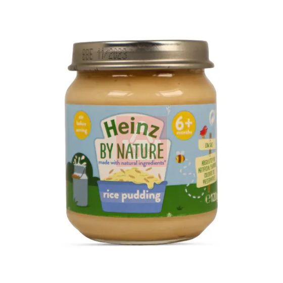 Heinz By Nature Rice Pudding Custard 6+ Months - 120g (Ireland)