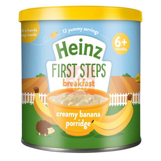 Heinz First Steps Breakfast Creamy Banana Porridge 6+m - 240g (UK)