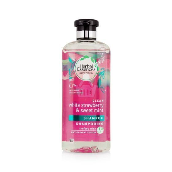 Herbal Essences Clean White Strawberry & Sweet Mint Shampoo - 400ml