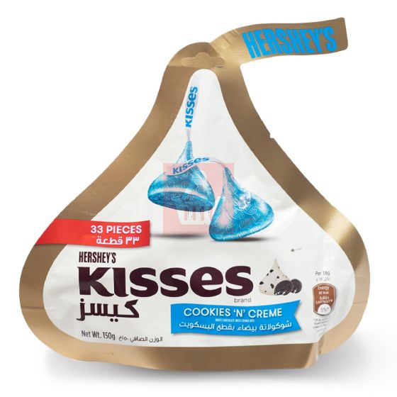Hershey’s Kisses Cookies N Creme Chocolate - 150gm