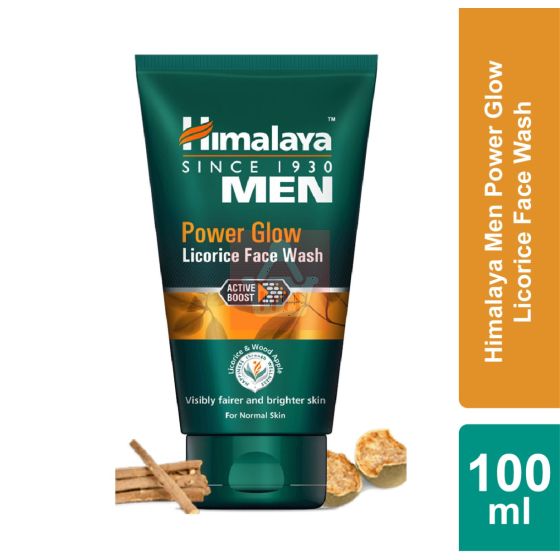 Himalaya Herbals Men Power Glow Licorice Face Wash - 100ml