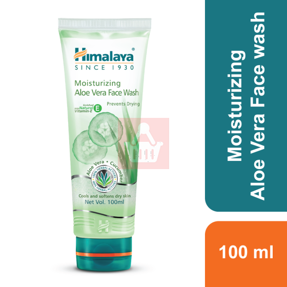 Himalaya Herbals Moisturizing Aloe Vera Face Wash - 100ml