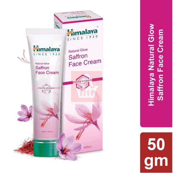 Himalaya Herbals Natural Glow Saffron Fairness Cream - 50g