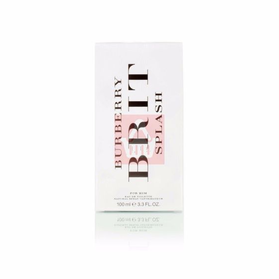 BURBERRY BRIT SPLASH For Men EDT Perfume Spray 3.3oz - 100ml - (BS)