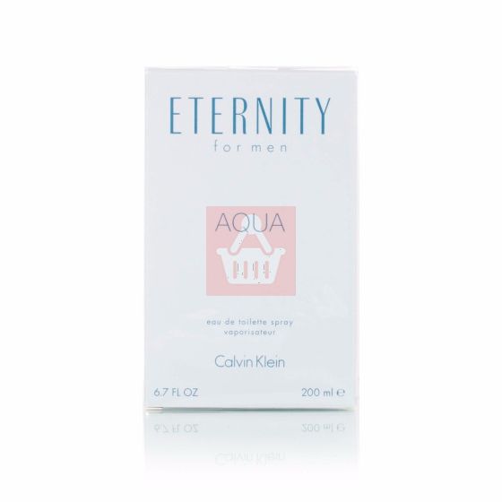 CALVIN KLEIN ETERNITY AQUA For Men EDT Perfume Spray 6.7oz - 200ml - (BS)