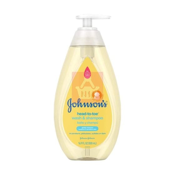 Johnson's Head-To-Toe Wash & Shampoo 500 ml