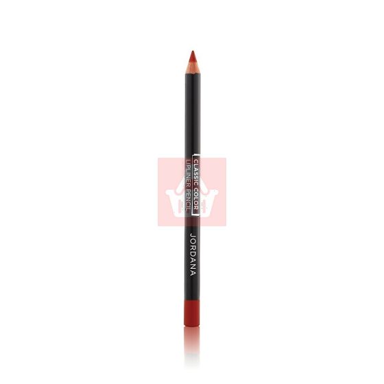 Jordana Classic Color Lipliner Pencil - 01 Classic Red - 1.08gm