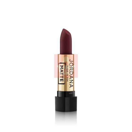 Jordana Gold Matte Lipstick - 17 Brown - 3gm
