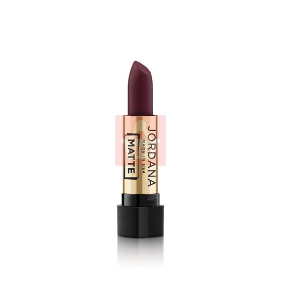 Jordana Gold Matte Lipstick - 52 Berry - 3gm