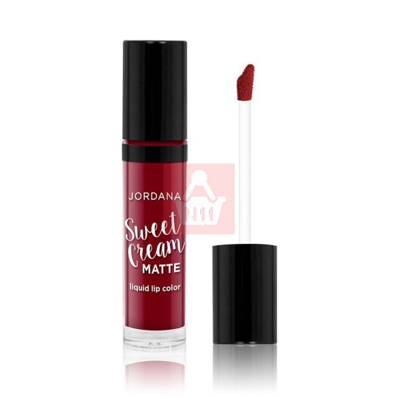 Jordana Sweet Cream Matte Liquid Lipstick - 11 Red Velvet Cake - 3gm