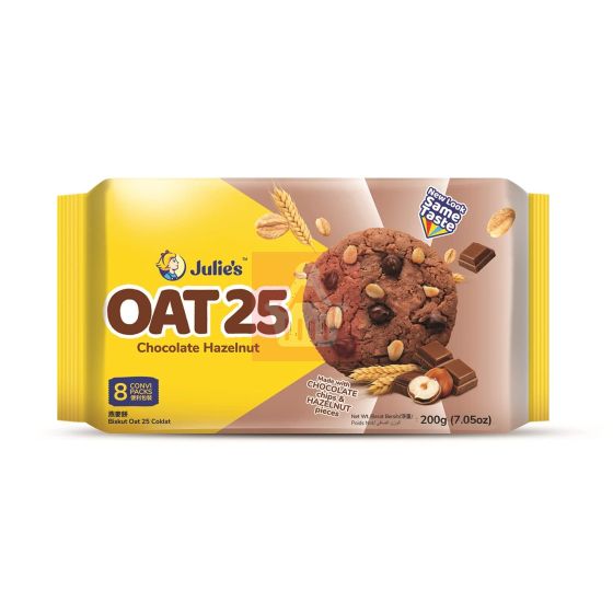 Julie’s Oat 25 with Hazelnut & Chocolate Chips - 200gm