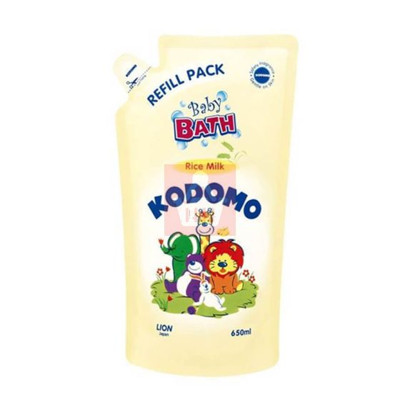 Kodomo Baby Bath Refil Rice Milk 650ml