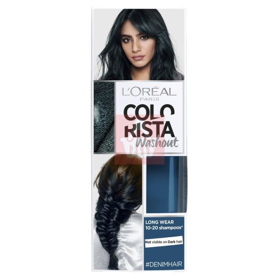 L'Oreal - ColoRista Denim Blue WashOut Semi-Permanent Hair Colour - 80ml