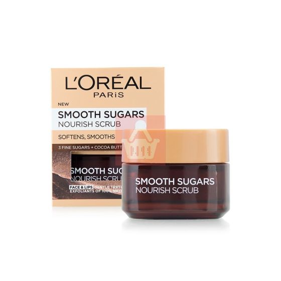 L'Oreal Smooth Sugars Nourish Scrub - 50ml