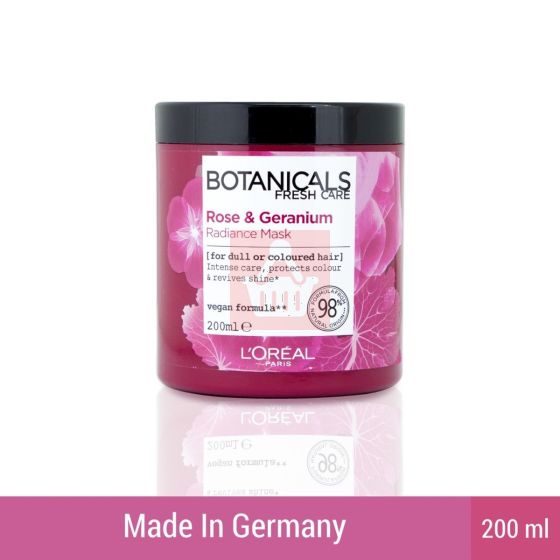 L'Oreal Botanicals Fresh Care Rose & Geranium Radiance Hair Mask - 200ml