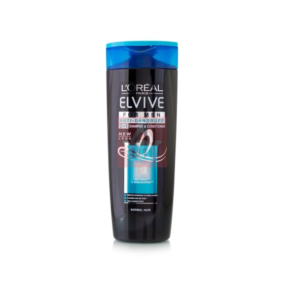 L'Oreal Elvive Anti Dandruff 2 in 1 Shampoo & Conditioner For Men - 400ml