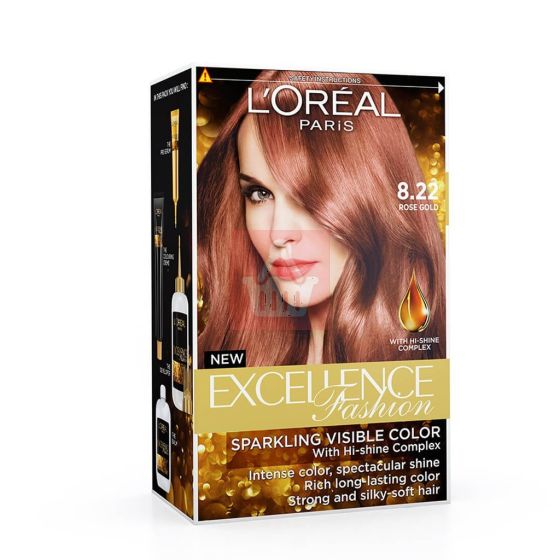 L'oreal Excellence Fashion - 8.22 Rose Gold - 72ml