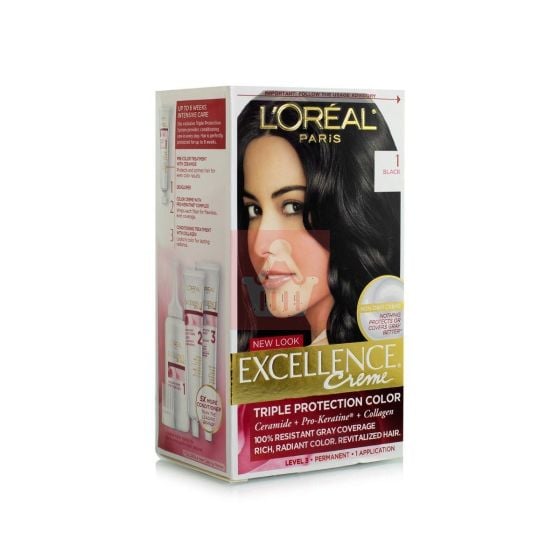 L'Oreal Excellence Triple Protection Color - Black 1