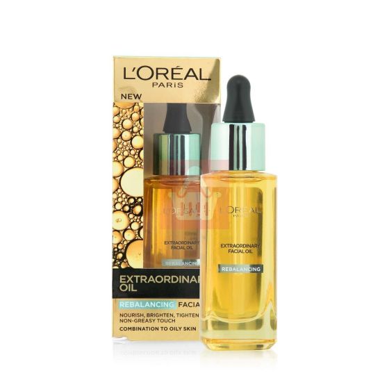 L'Oreal Extraordinary Rebalancing Facial Oil For Combination To Oily Skin - 30ml