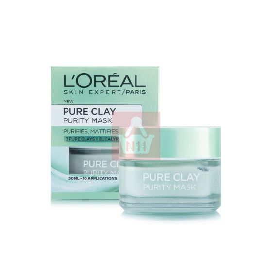 L'Oreal Skin Expert Pure Clay Purity Mask - 50ml