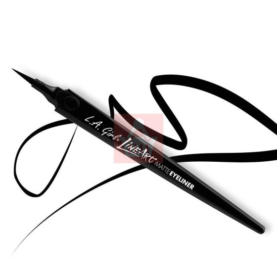 LA Girl Line Art Matte Eyeliner Pen - GLE712 - Intense Black