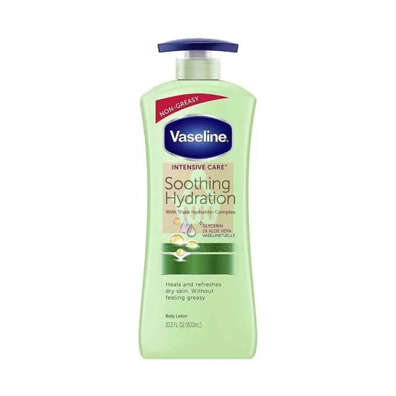 Vaseline Non-Greasy Intensive Care Soothing Hydration Body Lotion 600ml