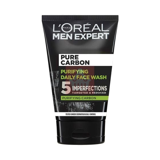 L'Oreal Men Expert Pure Charcoal Purifying 5 Actions Daily Face wash 100 ml