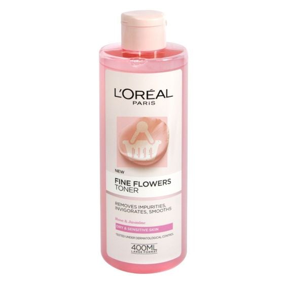 Loreal Fine Flowers Toner For Dry & Sensitive Skin 400ml
