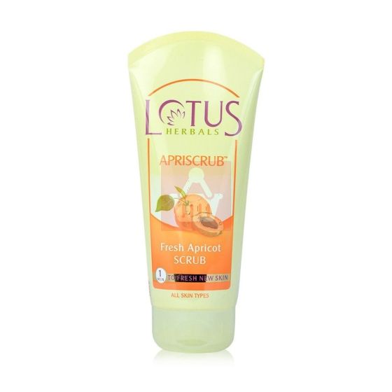Lotus Herbal ApriscrubFresh Apricot Scrub For All Skin Types - 180gm