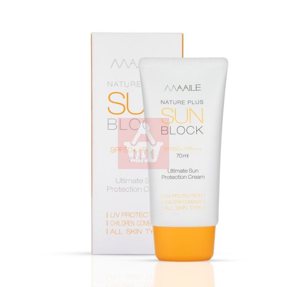 Maaile Nature Plus Sun Block SPF 50+ - 70ml