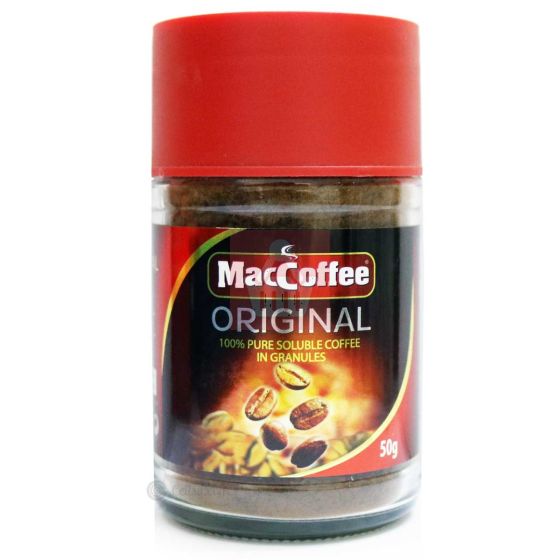 Mac Coffee Original 100% Pure Soluble Coffee Jar 50gm