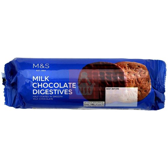 Marks & Spencer Digestive Milk Chocolate Biscuits 400gm