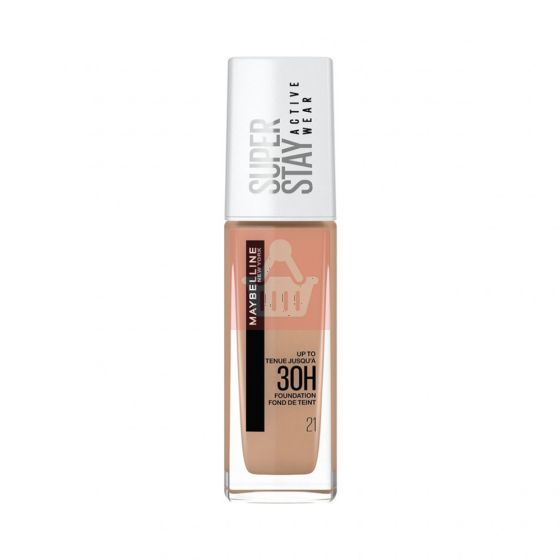 Maybelline Super Stay Active Wear 30h Foundation (21 Nude Beige) -30ml
